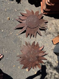 Sunflower garden decor -2