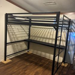 Queen Bunk Bed With Desk