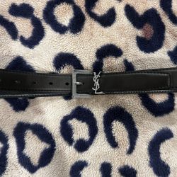 Black YSL Belt 
