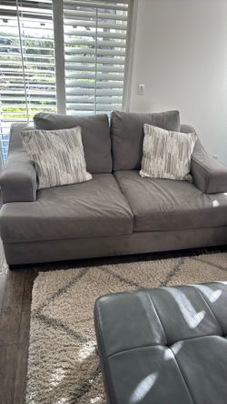 Two Piece Living Spaces Sofa And Love Seat Set