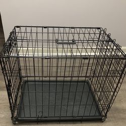 Small Dog Cage Along With Morkiepoo For Sell