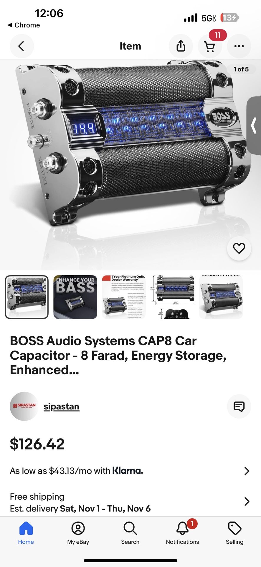 Boss Audio System Power Cap