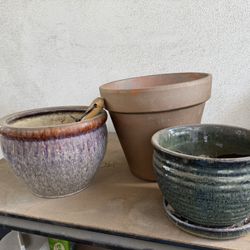Assorted Flower pots