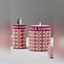 Williamsfield/Higley Anthropologie Bundle Emi Fresh White Cashmere & Musk Glass Candle & Room Spray