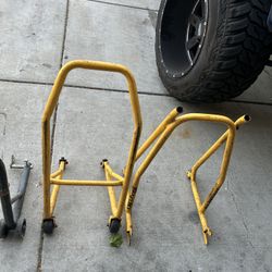Front And Rear Motorcycle Stands