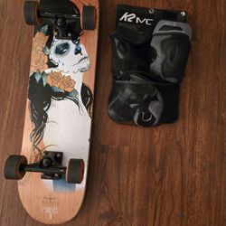 Skateboard And Pads