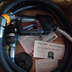 Gas Pump Fuel Nozzle & Hose