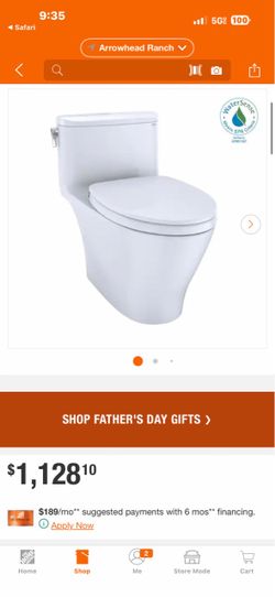Shop TOTO Nexus 12 in. Rough In One-Piece 1.28 GPF Single Flush Elongated Toilet with CEFIONTECT in Cotton White, Seat Included