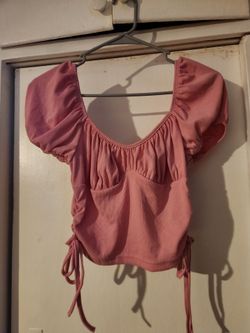 Scrunched Crop top Medium