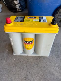 Used Optima Yellow Top Battery