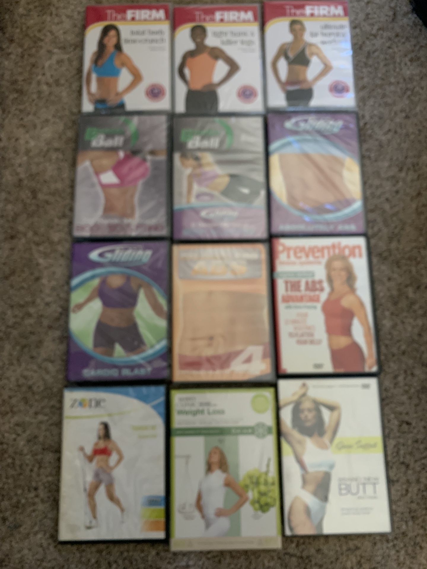 27 Work Out DVDs