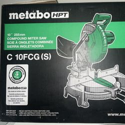 MetaboHPT 10” miter saw C 10FCG (S)