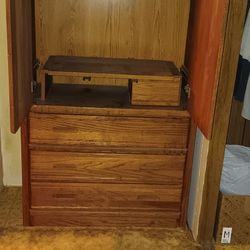 Wooden Cabinet With Drawers 