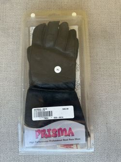 AGV Sport Prisma Leather Motorcycle Racing Gloves Size XL Black AGV(contact info removed) NIB