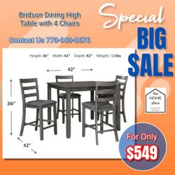 New Arrival!!! 🚨 Brand New Set Table With 4 Chairs, Ready For Delivery 🚛