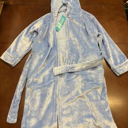 New Kids XL Deluxe Fleece Robe Periwinkle