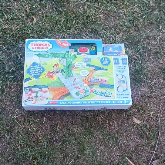 Thomas & Friends Talking Cranky Delivery Train Set with Songs Sounds & Phrases for Kids