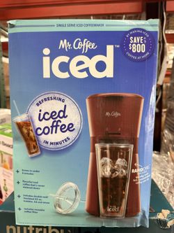 Mr. Coffee Iced Coffee Maker With Tumbler, Open Box, Brand New