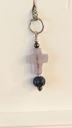 Amethyst Cross Pendant