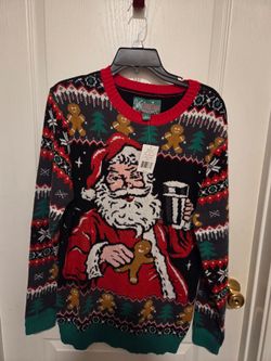 Ugly Christmas Sweater Men's Size Large