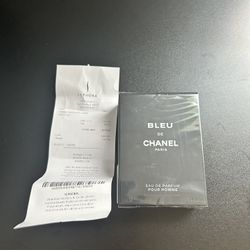  CHANEL Bleu Eau de Parfum Men, 3.4 fl oz (100mL) Spray, (sealed) 