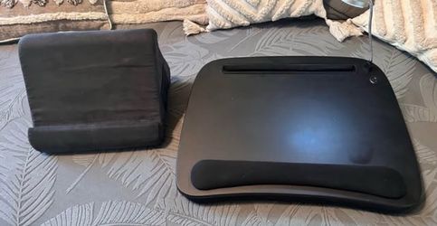 Black Lap Desk and Tablet Stand Set