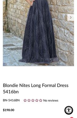 NWT Macy’s Blondie Nites Formal Gown - Size 0