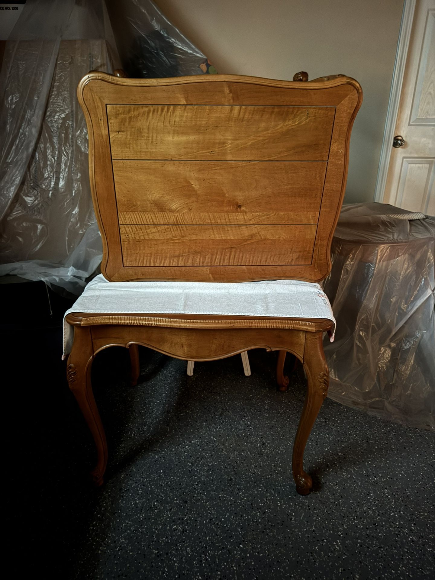 2 Square Top Matching Ethan Allen Side Tables Wood Color