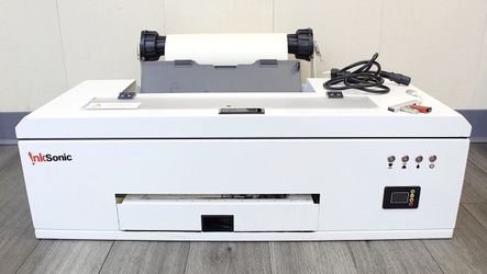 InkSonic R1390 A3 DTF Printer Bundle – Lightly Used, Tested, White Ink System