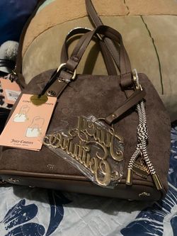 Juicy Couture Brown Suede Handbag