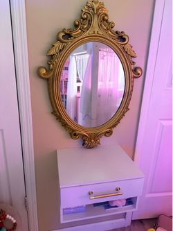 Mini vanity setup