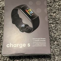 Fitbit charge five sealed with extra accessories