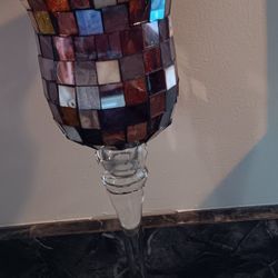 Glass Candle Holder