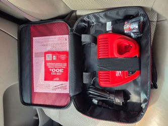Milwaukee M12 Charger, 2.0ah Battery, Case