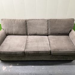 Velvet Brown Sofa – 86’’ - Free Delivery