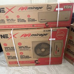 1 Ton Mirage Split Unit AC HOT AND COLD 🥶 ! New 
