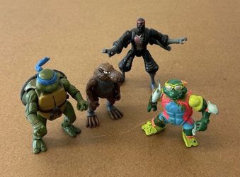 1990’s Playmates TMNT Action FIGURES Lot of 4 (please read description)
