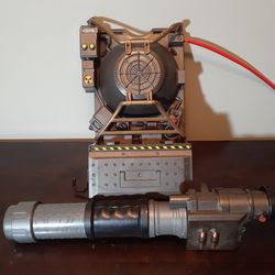 Ghost Busters proton pack. Really lights up. Mattel Toys Cosplay