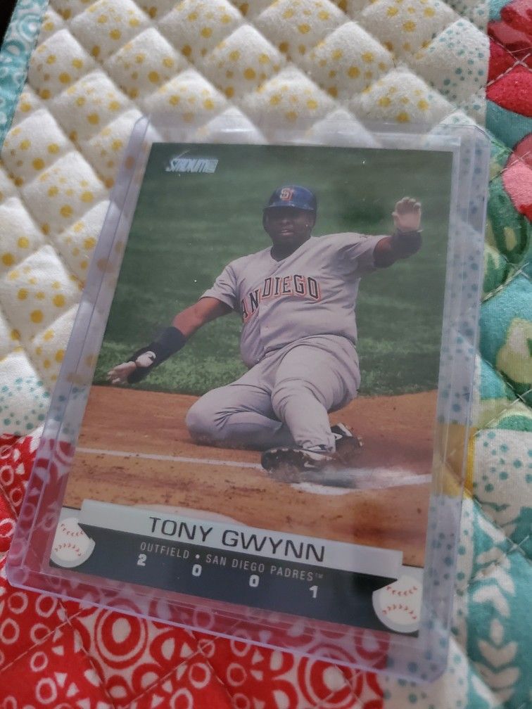 Tony Gwynn 1999 Topps Stadium Club 2001 Topps Stadium Club