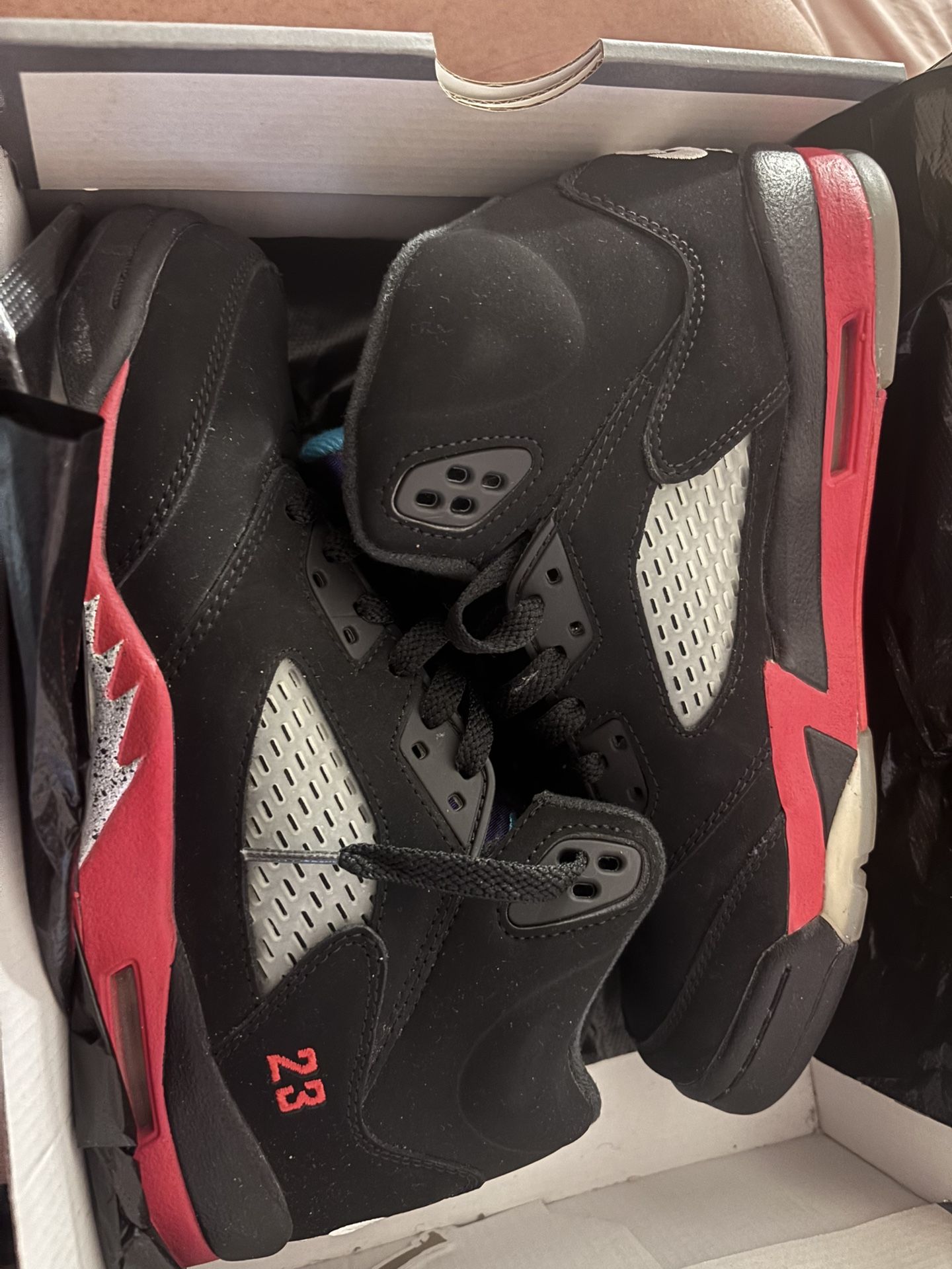 Jordan 5 Retro Red Fire Metallic Grape
