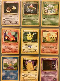 Vintage Collection of 90 Pokémon Cards LP/NM (Lot k)