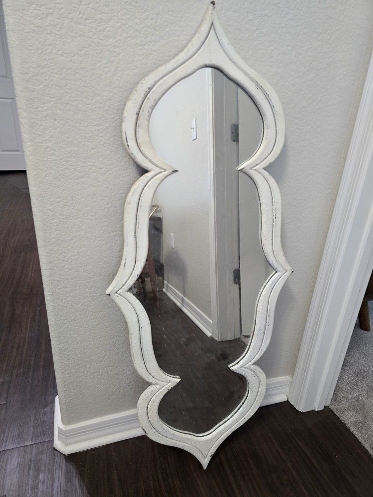 Vintage Italian Tall Wall Mirror 19x45