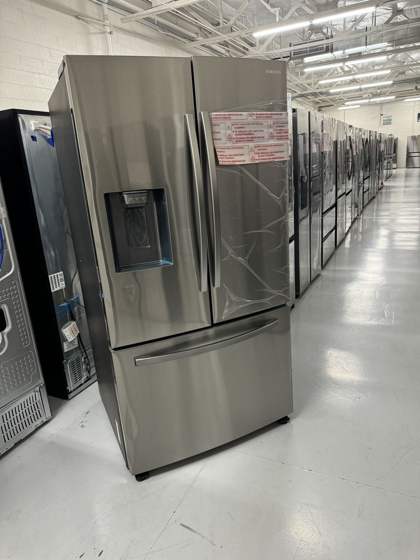 New Fridge Stainless Steel French Door 1 Year Warranty