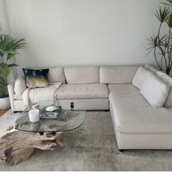 West Elm 2 Piece Sectional 