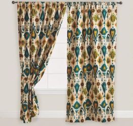 World Market "Aberdeen" IKAT Green Cotton