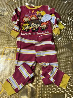 (3) Sets Of Harry Potter Toddler PJ's Size 4