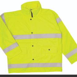 Koshigo High Visibility Yellow All Weather Jacket and Pants 2x-3x NEW