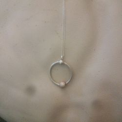 Pandora Moments Large Pendant Necklace w/ Charm 