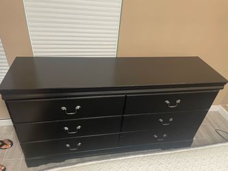 Black dresser