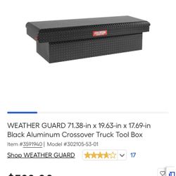 Weather Guard Heavy Duty Saddle Box NEW